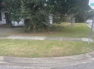 Kristen L.'s grass cutting service result