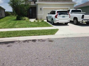 Amy D.'s grass maintenance service result