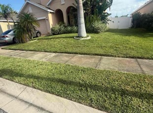 Leah S.'s lawn maintenance service result
