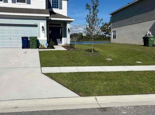Melissa L.'s grass cutting service result