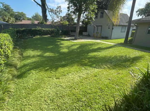 Robert H.'s lawn care services service result