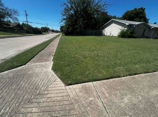 Huda M.'s grass cutting service result