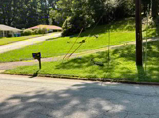 Brittany J.'s lawn care service result
