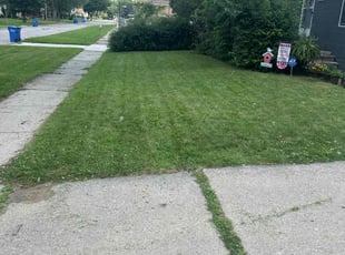 Briony C.'s lawn care services service result