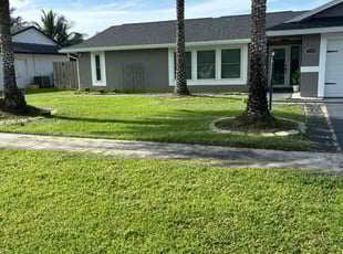 Danielle P.'s lawn maintenance service result