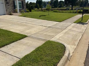 Jojo C.'s lawn maintenance service result