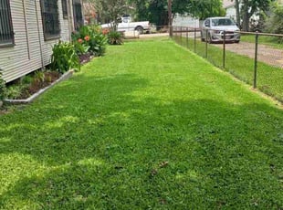 Julie M.'s grass maintenance service result