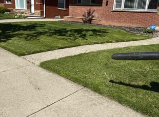Amanda B.'s lawn maintenance service result