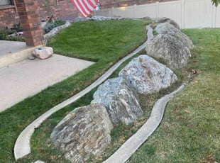 Sarah C.'s grass maintenance service result