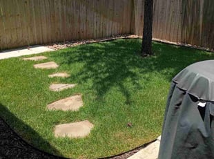 Justin R.'s lawn maintenance service result