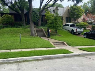Curtis G.'s grass cutting service result
