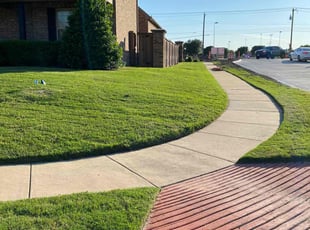 Christopher W.'s turf maintenance service result