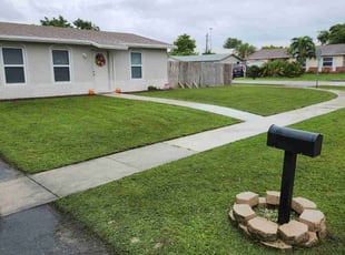 Janice H.'s turf maintenance service result