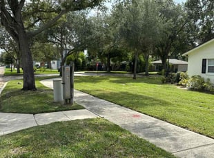 Cindy J.'s grass maintenance service result