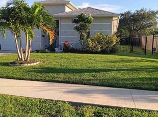 Chris M.'s grass cutting service result