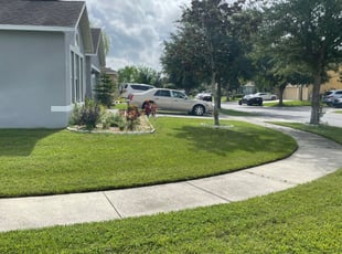 Alan D.'s lawn care services service result