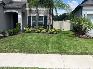 Marina W.'s grass maintenance service result