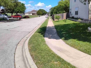 Jordan W.'s grass cutting service result
