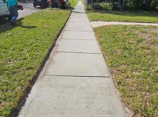 Kendall R.'s grass cutting service result