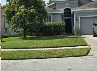 Joanna M.'s lawn care service result