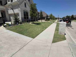 Monica B.'s turf maintenance service result