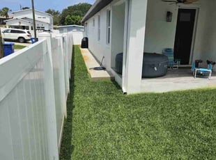 Shavar G.'s lawn service service result