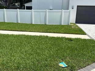 Olivia D.'s turf maintenance service result