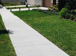 Ashley M.'s grass maintenance service result