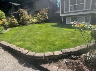 Caroline M.'s turf maintenance service result