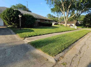Robert E.'s turf maintenance service result