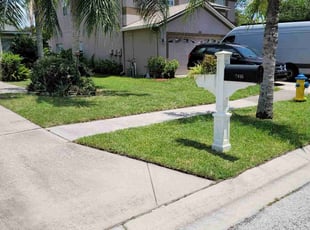 Jackson V.'s lawn maintenance service result