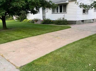 Vicki B.'s lawn maintenance service result