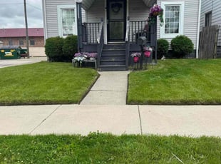 Trish G.'s grass cutting service result