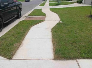 T. J.'s grass maintenance service result