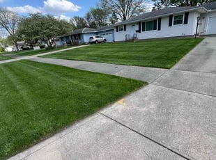 Kim M.'s lawn care services service result