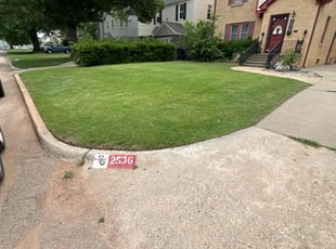 Jalisa S.'s grass cutting service result