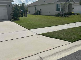 Russell E.'s grass maintenance service result