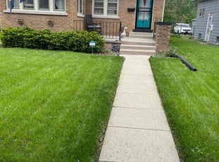 Dawn F.'s grass cutting service result
