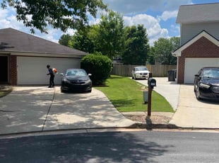 Leora C.'s lawn maintenance service result