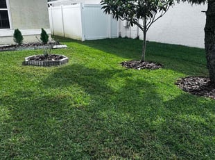 Julie M.'s grass maintenance service result