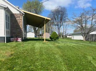 Chris B.'s lawn maintenance service result