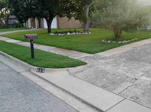 Marshall T.'s lawn maintenance service result
