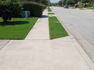 Melinda M.'s grass cutting service result