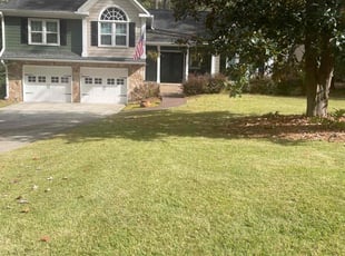 Robert J.'s lawn maintenance service result