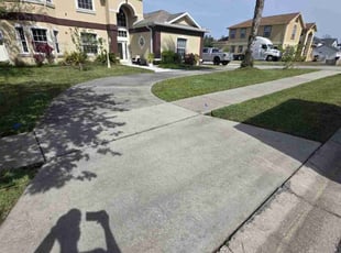 Brian B.'s grass maintenance service result