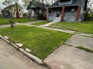 Elizabeth B.'s grass cutting service result