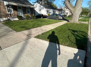 Leah G.'s turf maintenance service result