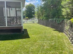 Mary C.'s grass maintenance service result