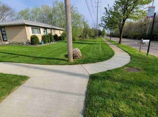 Leslie G.'s grass maintenance service result
