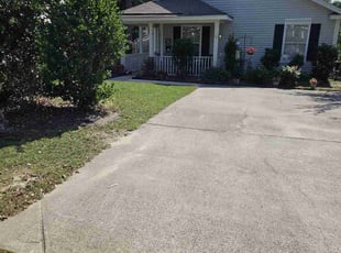 "Kim P.'s turf care service result
